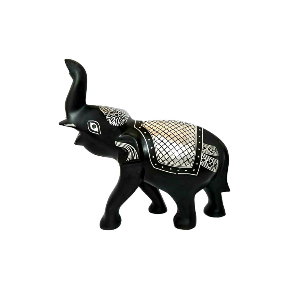 Bidriware Art Work Elephant Decorative Showpiece
