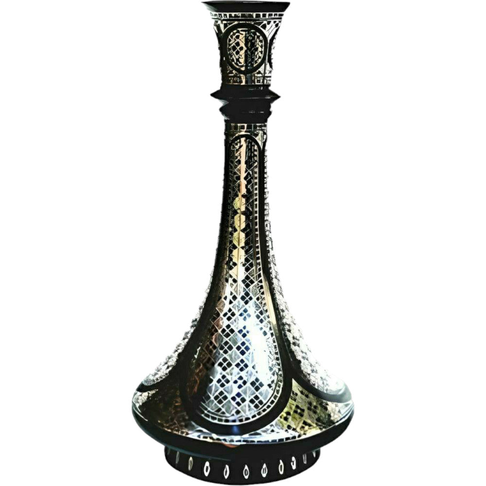 Black Metal Bidri Art Work Mahtabi Tarkashi Decorative Showpiece