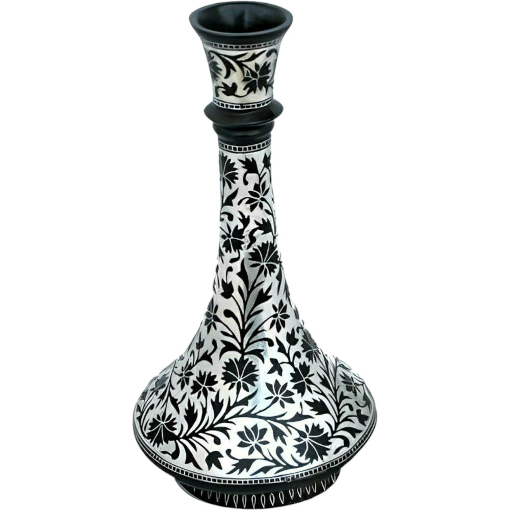 Black Metal Bidri Art Work Mahtabi Tarkashi Decorative Showpiece II