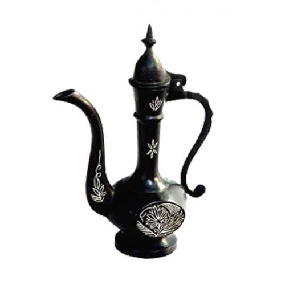 Black Metal Bidri Art Work Surahi Tarkashi Decorative Showpiece