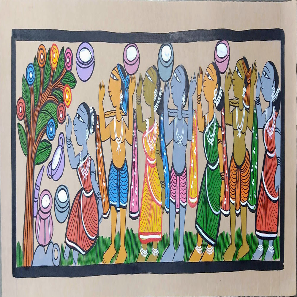 Adivasi Festival Bengal Patachitra Art