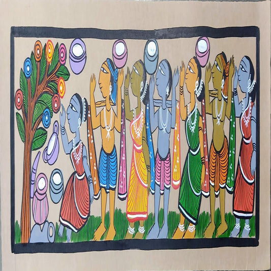 Adivasi Festival Bengal Patachitra Art