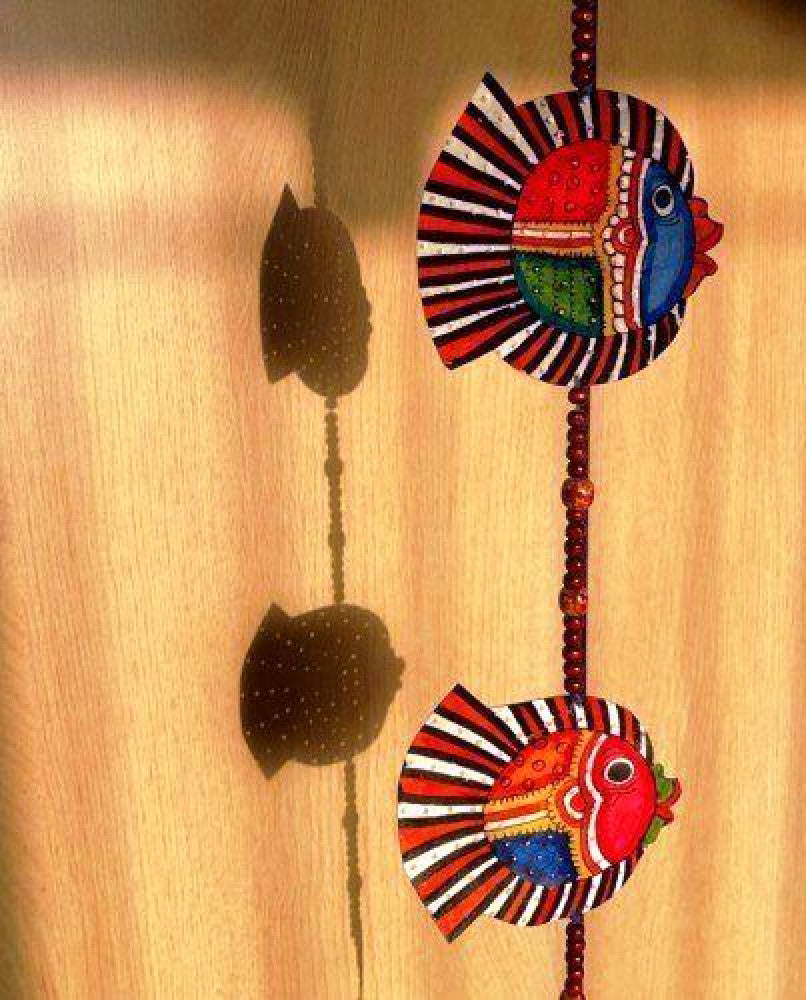 Andhra Pradesh Leather Puppetry Fish Wall Chain For Decoration