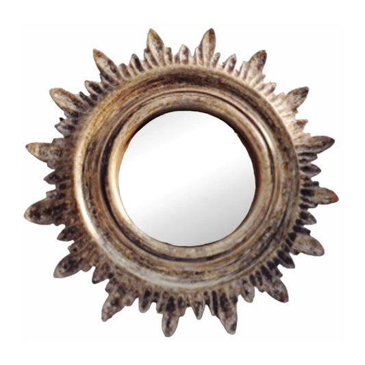 Antique Finish Golden Mirror Frame