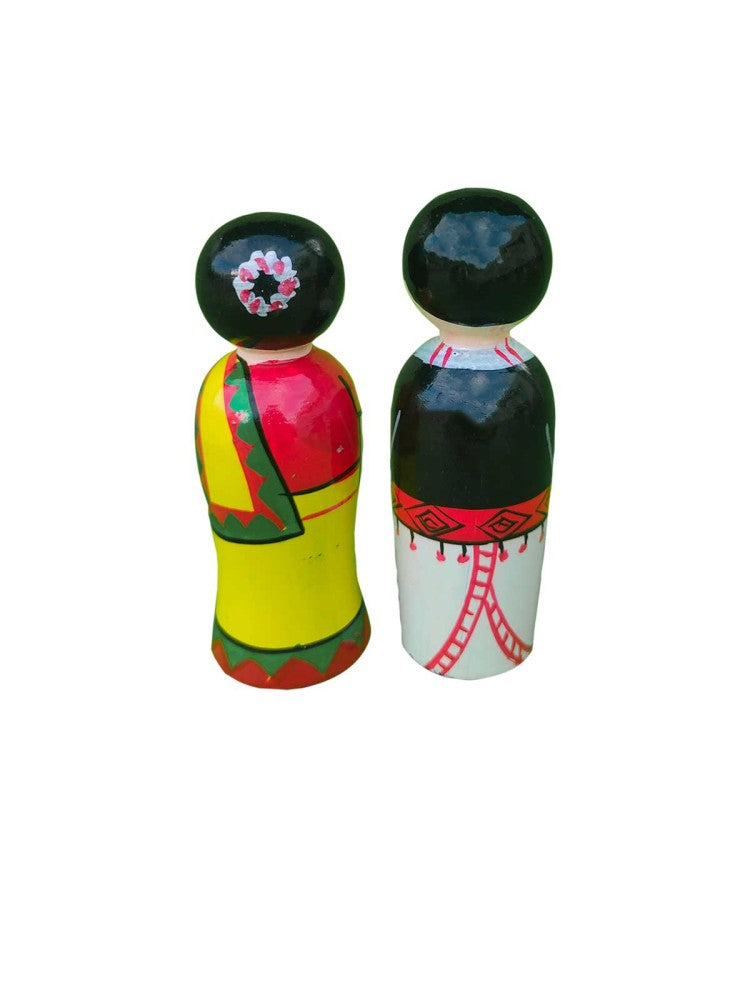 Assam Couple Doll