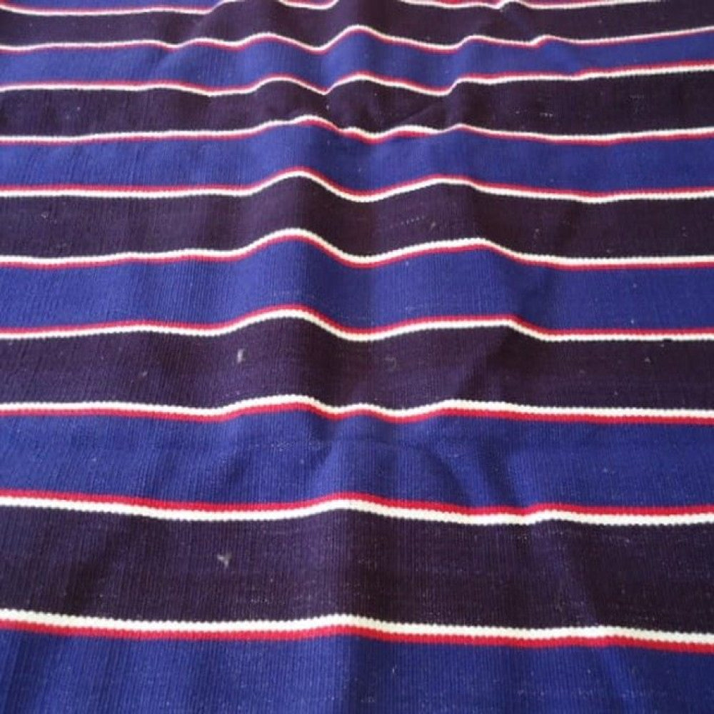 Authentic Blue And Violet Patterned Bhavani Jamakkalam