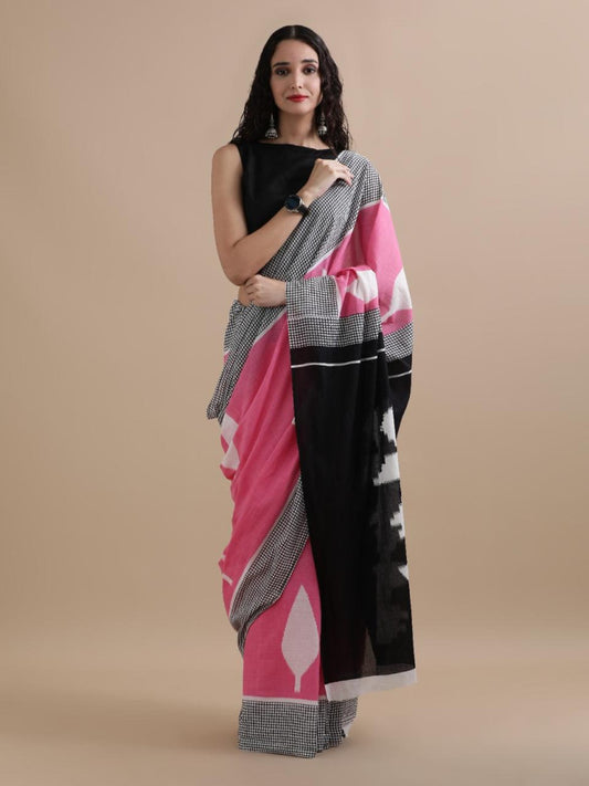 Bagru Block Print Cotton mulmul Saree Style 137