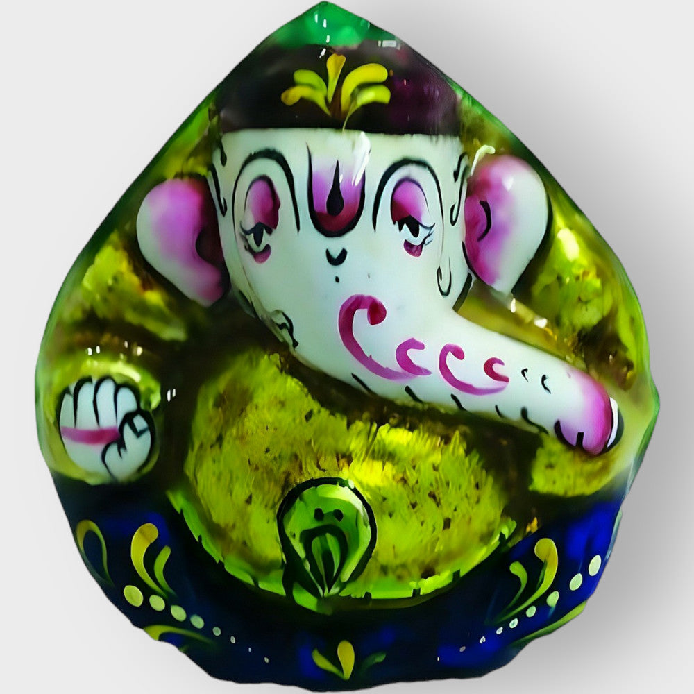 Banaras Gulabi Meenakari Craft Lord Ganesha