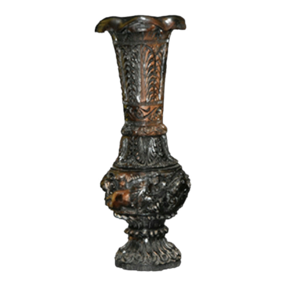 Banaras Wood Carving Blackwood Flower Pot