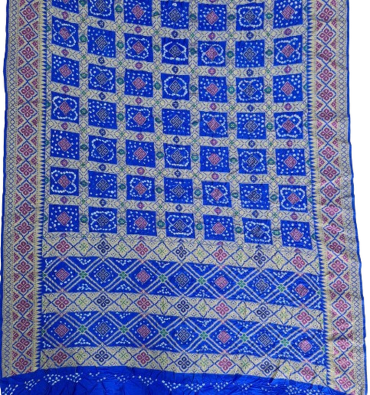 Banarasi Dupion Dark Blue Silk Saree