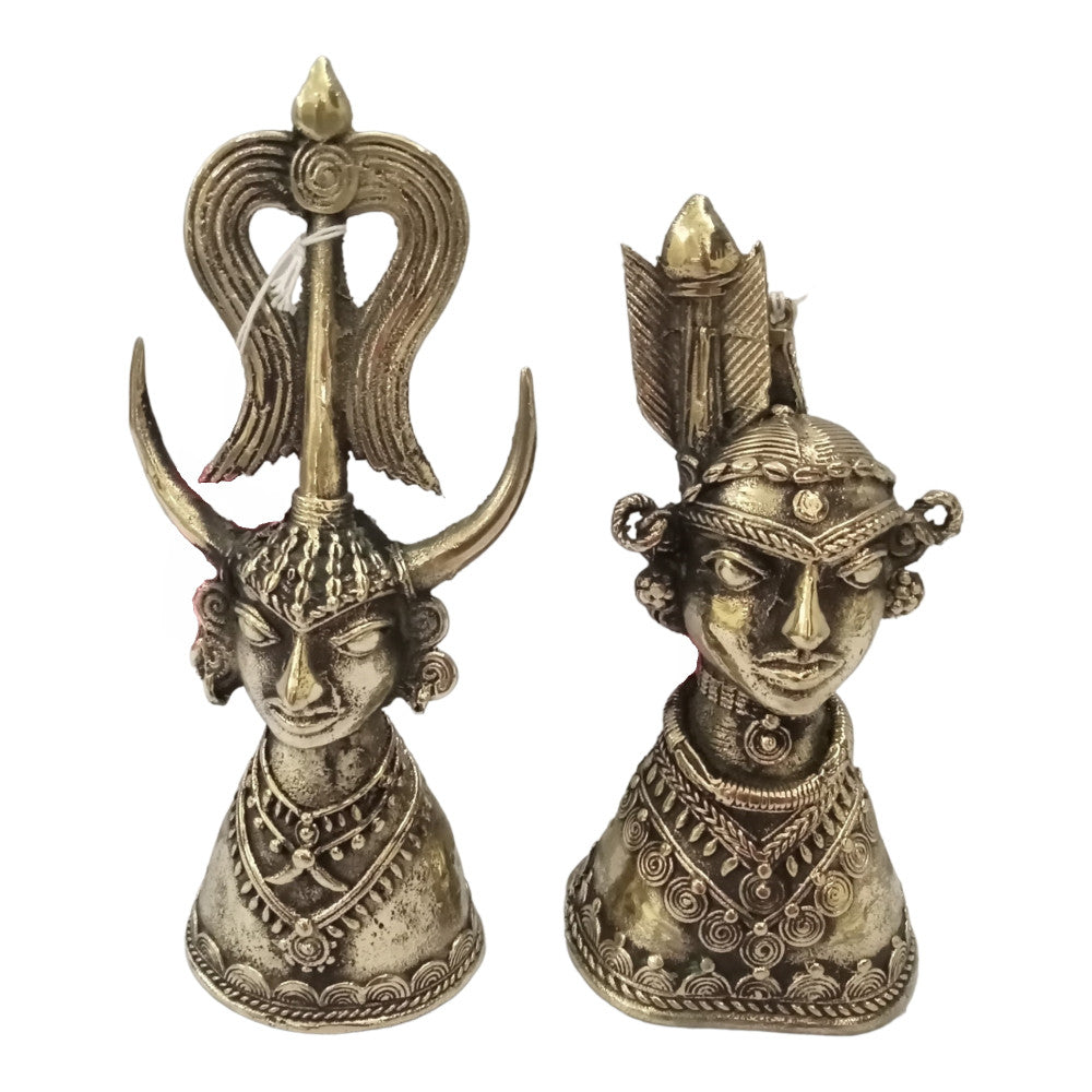 Bastar Metal Craft Head Pair
