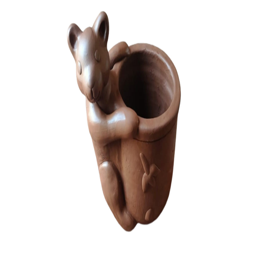 Bear Vase Pot Pokharan Pottery