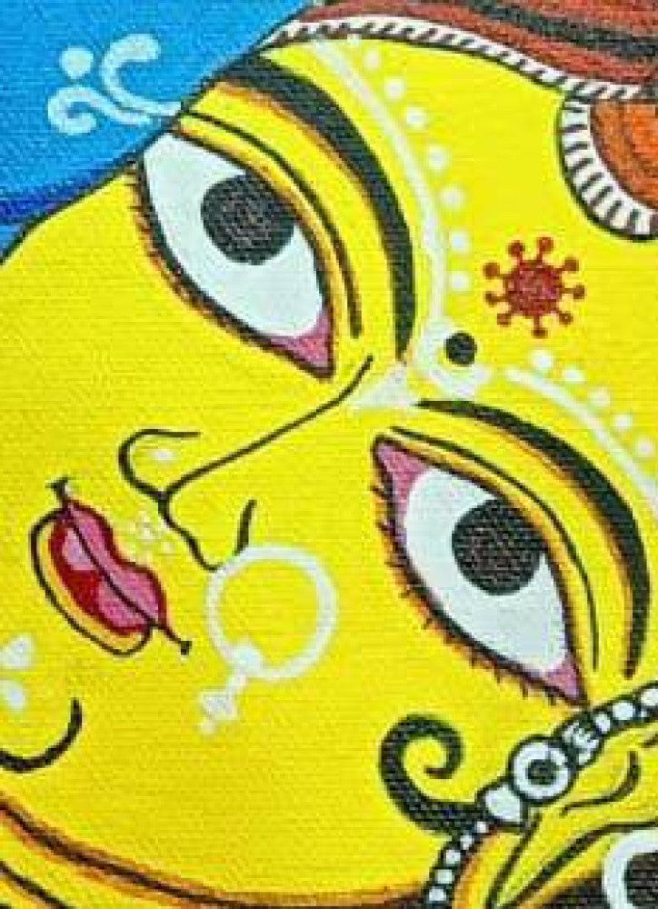 Beautiful Art Radha Krishna Nayan