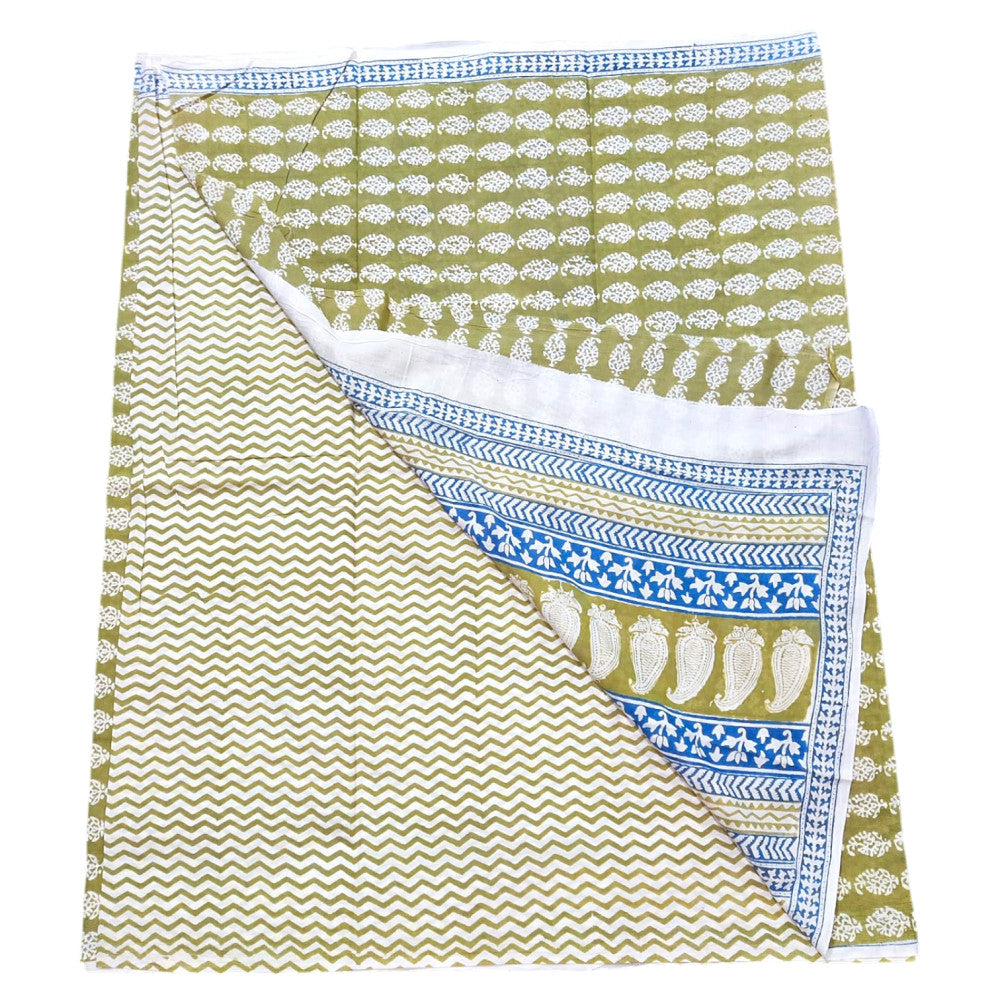 Beautiful Bagh Hand Block Print Floral Design Suit Materials Style04