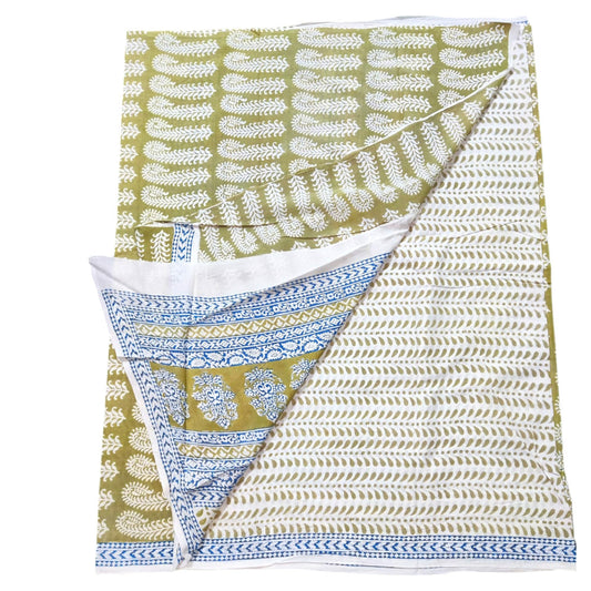 Beautiful Bagh Hand Block Print Floral Design Suit Materials Style08