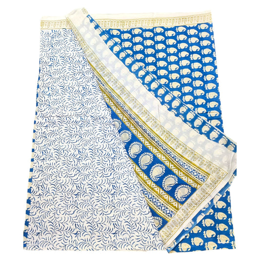 Beautiful Bagh Hand Block Print Floral Design Suit Materials Style10