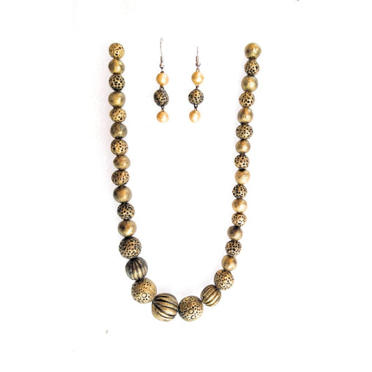 Beautiful Beads Molela Terracotta Clay Necklace Set