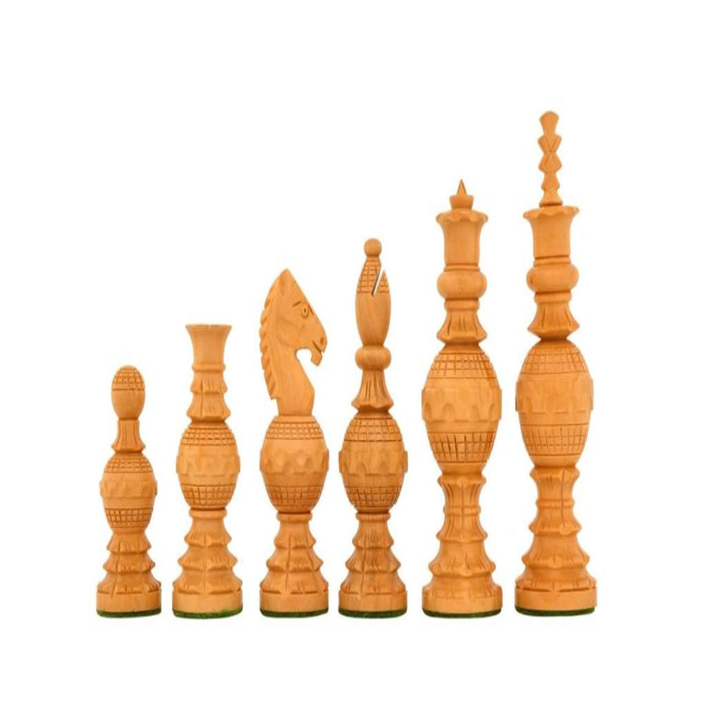 Beautiful Chess Set Walnut Wood Carving With Magnet