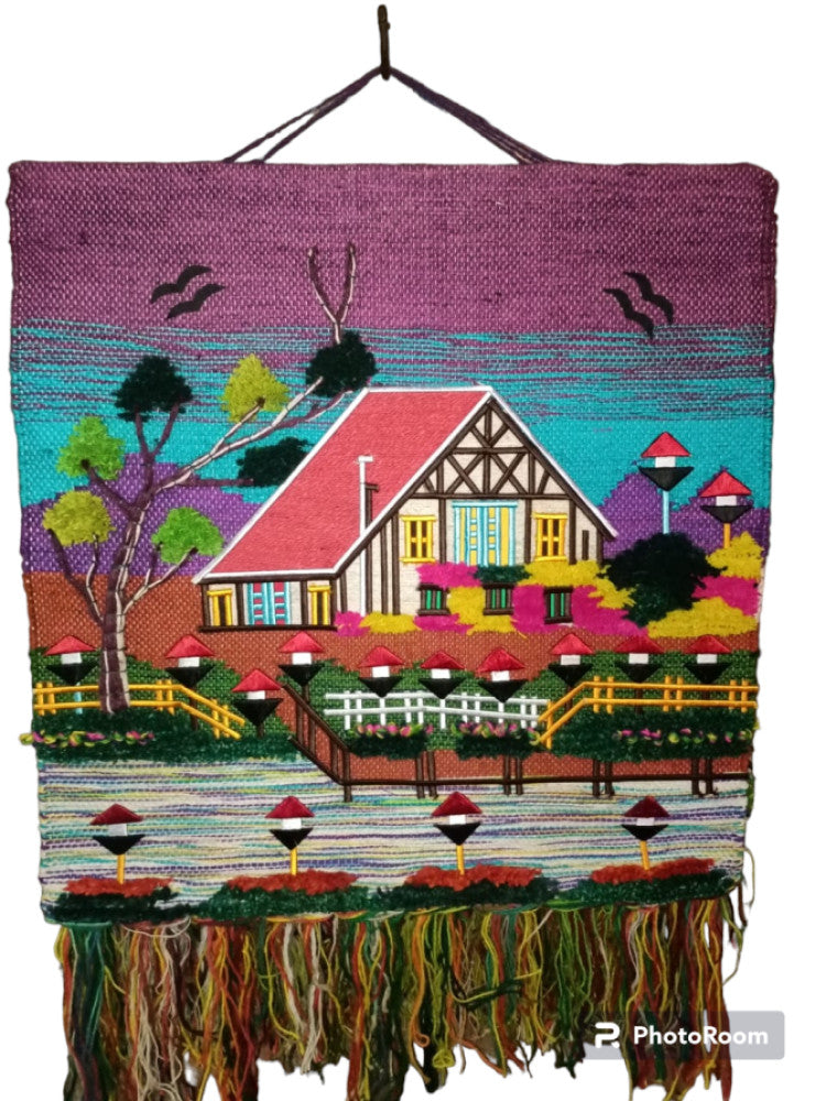 Beautiful House Jute Wall Hanging