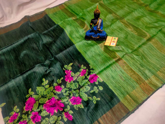 Beautiful Kosa Silk Saree Style 34