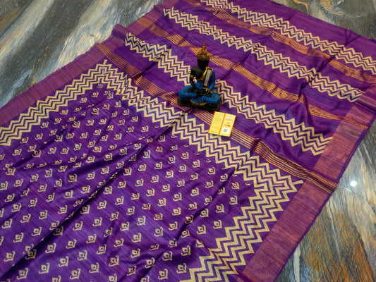 Beautiful Kosa Silk Saree Style 44