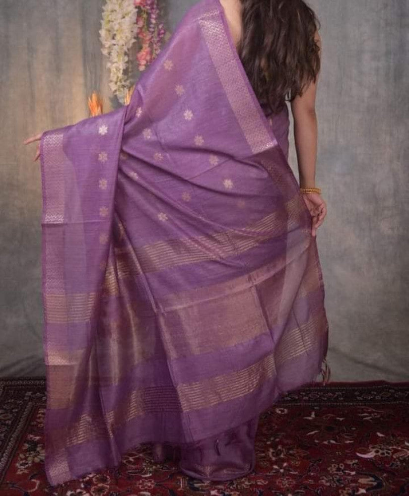 Beautiful Kosa Silk Saree Style 56