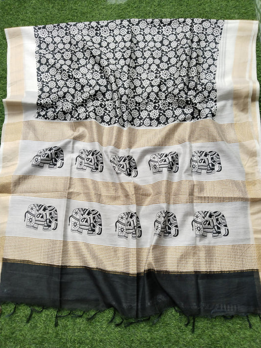 Beautiful Kosa Silk Saree Style 71