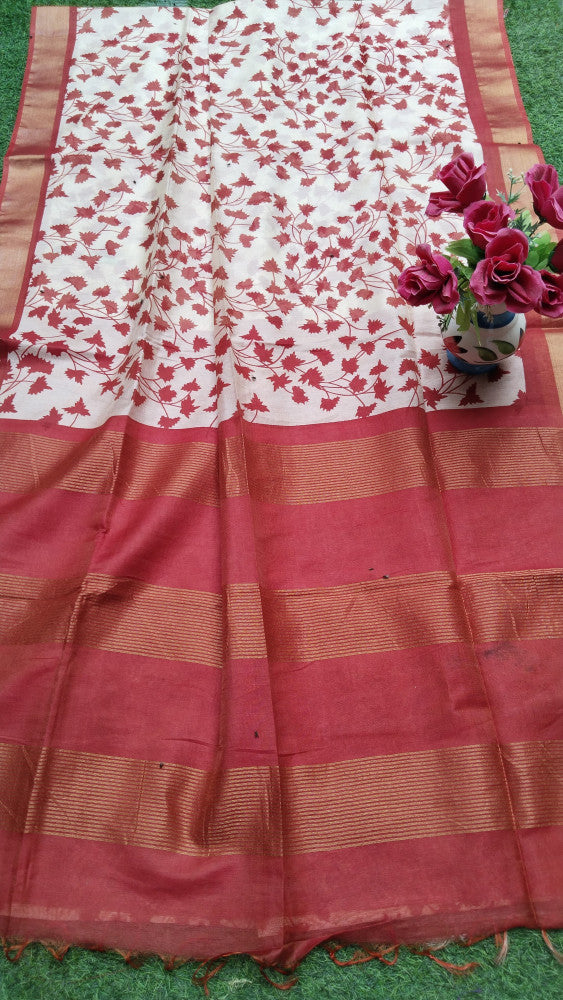 Beautiful Kosa Silk Saree Style 73