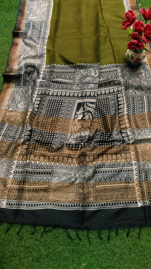 Beautiful Kosa Silk Saree Style 75