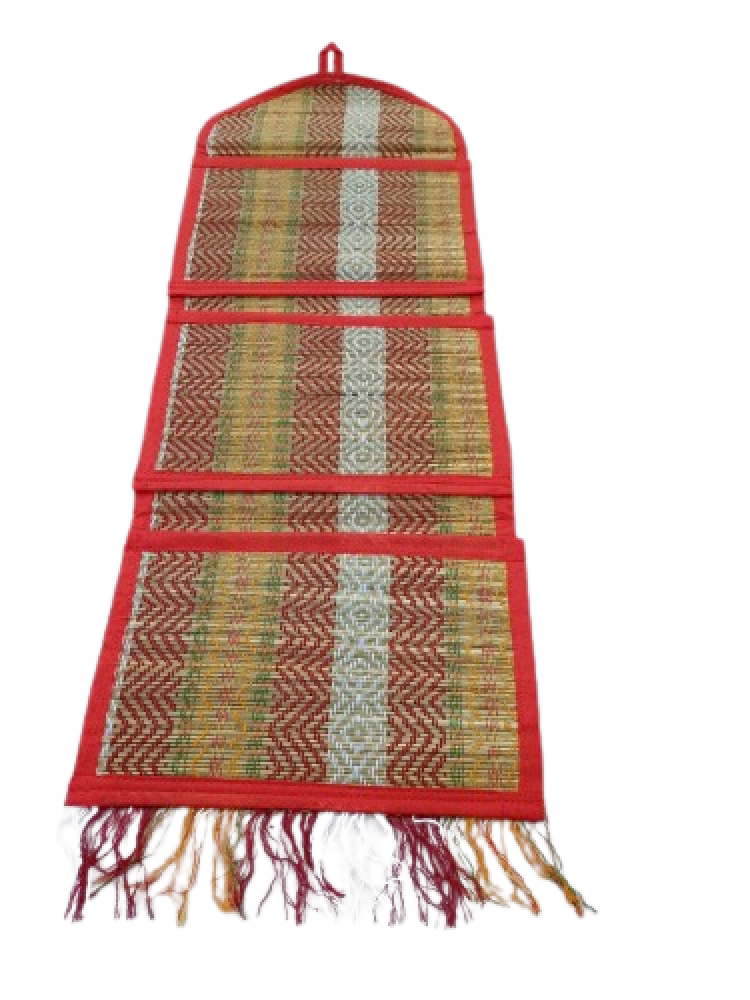 Bell Shaped Wall Hanging Multi Design - Red