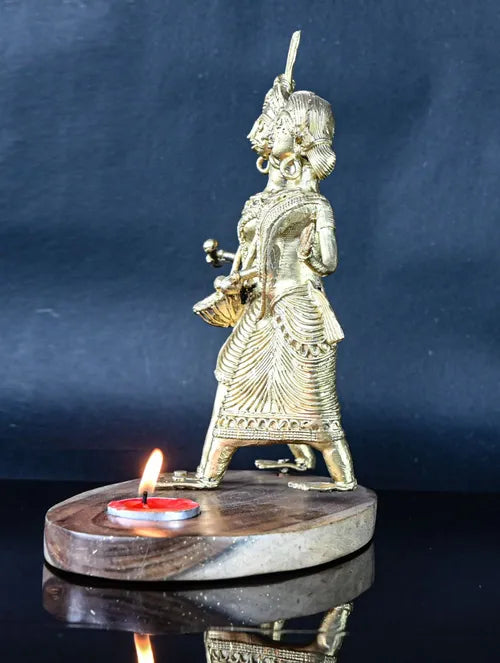 Bengal Dokra Adivasi Couple - Lampholder