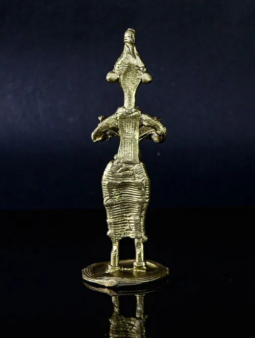 Bengal Dokra Adivasi Girl Reading Book