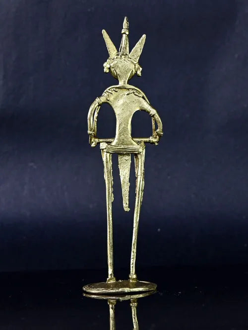 Bengal Dokra Adivasi Man with Madol