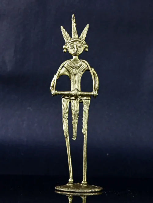 Bengal Dokra Adivasi Man with Madol