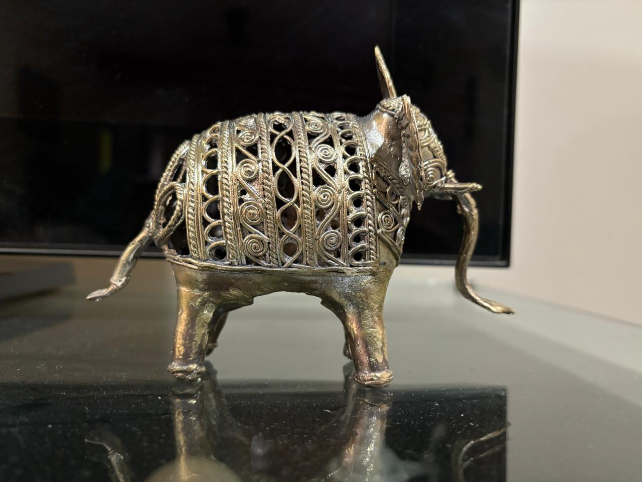 Bengal Dokra Brass Elephant