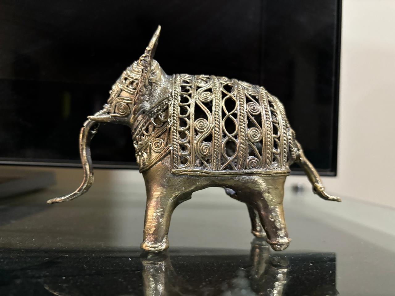 Bengal Dokra Brass Elephant