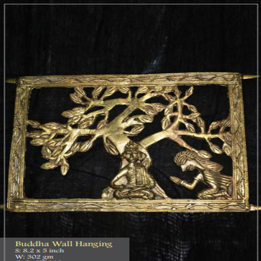Bengal Dokra Buddha Wall Hanging
