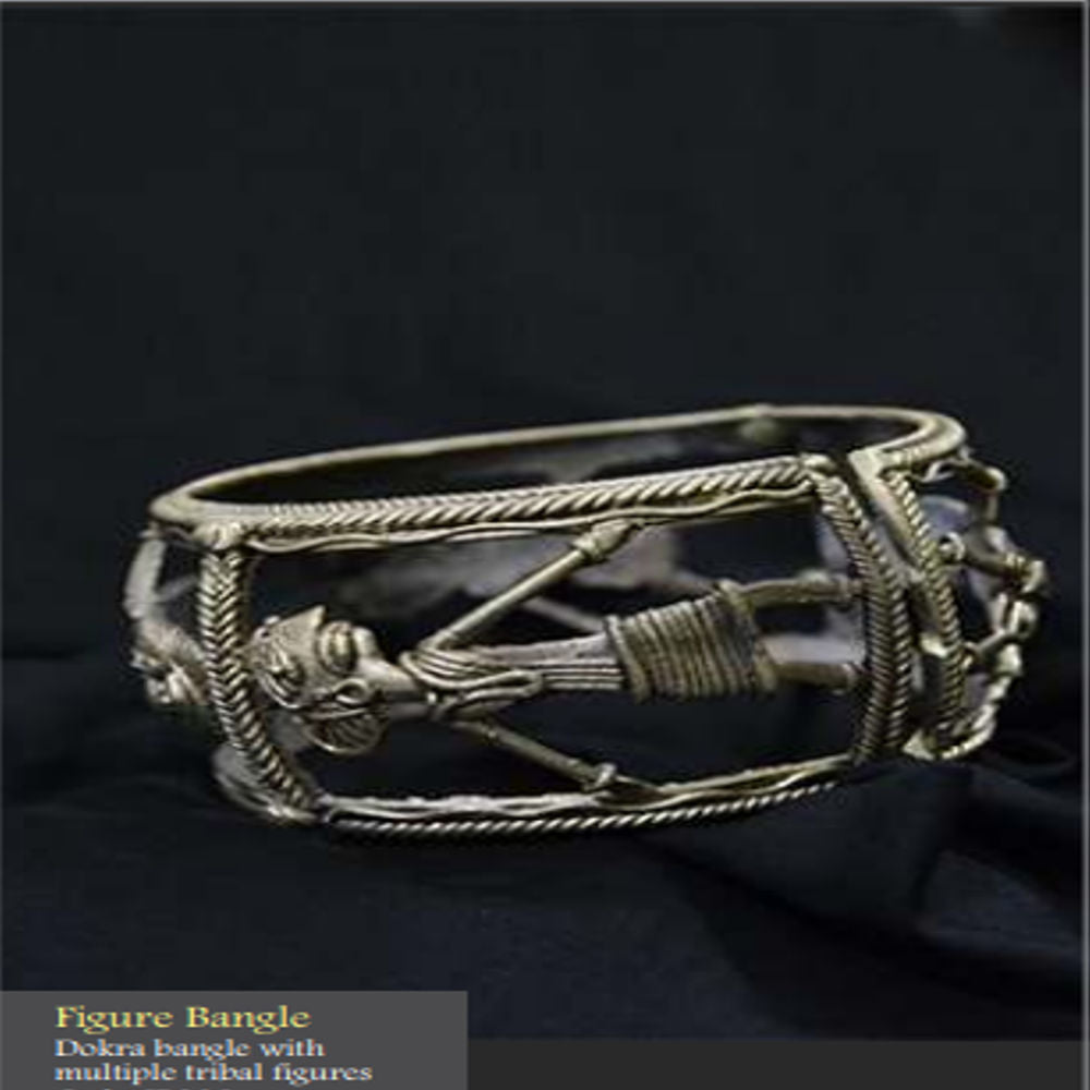 Bengal Dokra Figure Bangle