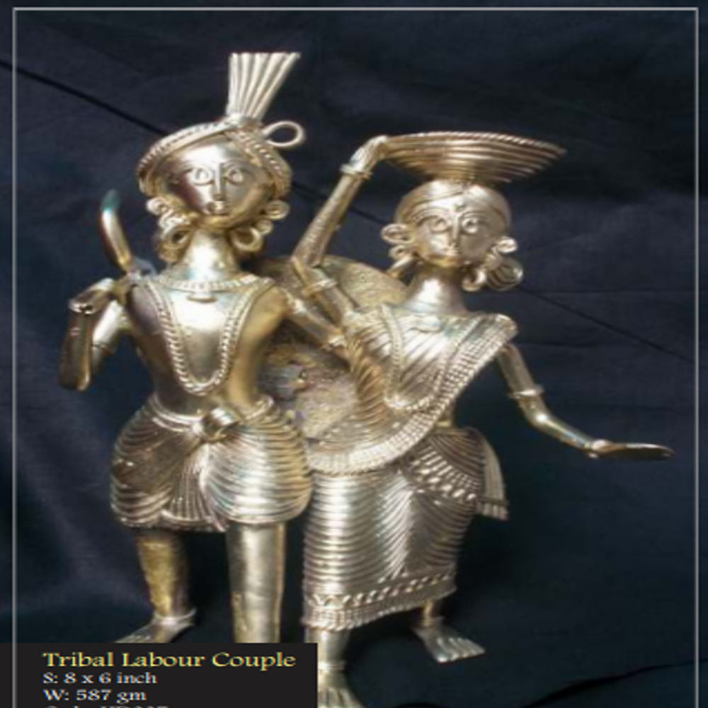 Bengal Dokra Tribal Labour Couple