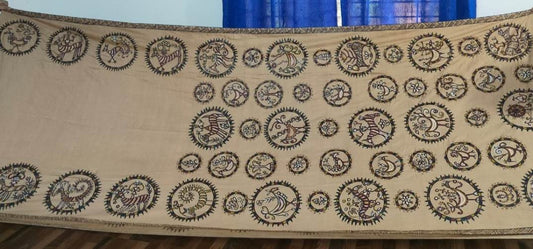 Bhagalpuri Sohrai Khovar Silk Saree Style 3