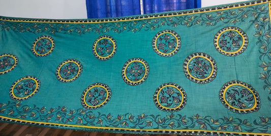 Bhagalpuri Sohrai Khovar Silk Saree Style 4
