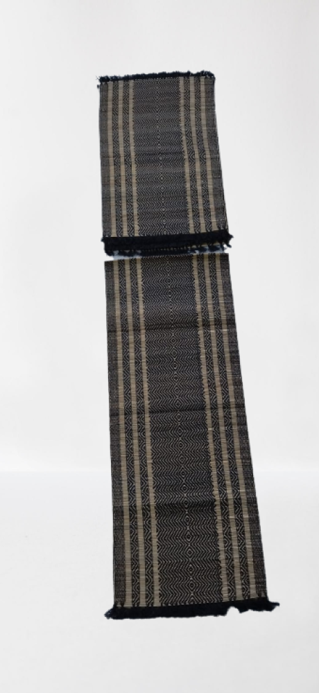 Black & Creame Runner Set Of 6 Mats