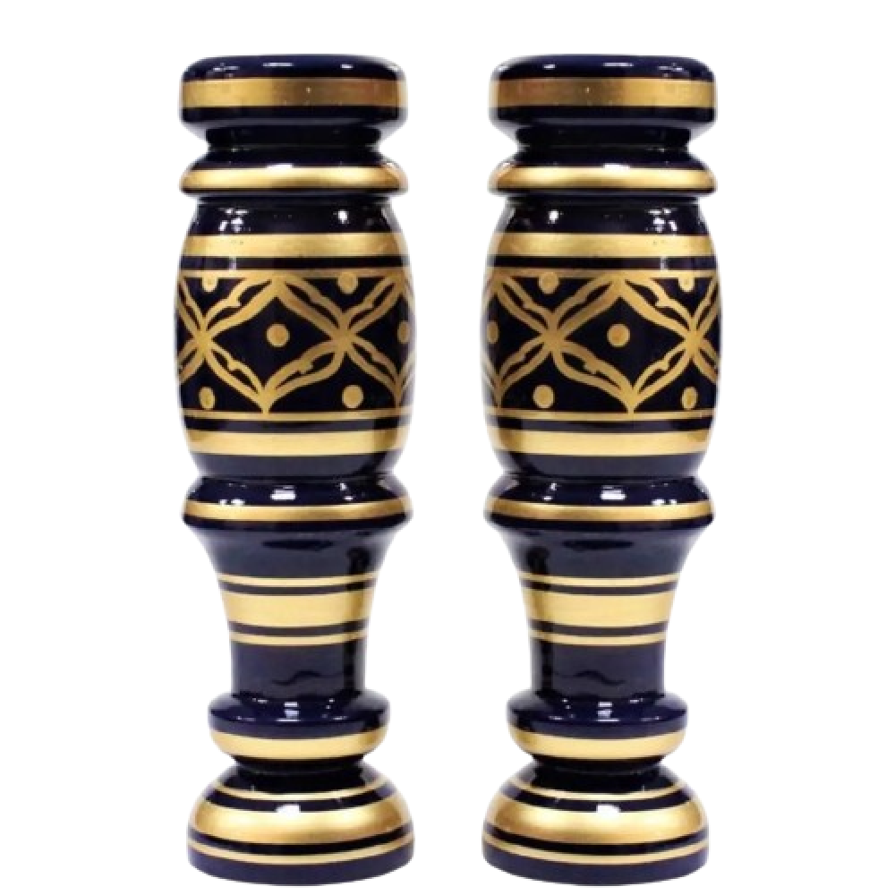 Black Flower Pot set of 2