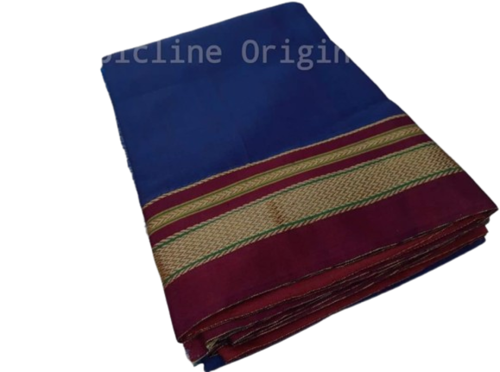 Blue Colour Ilkal Saree