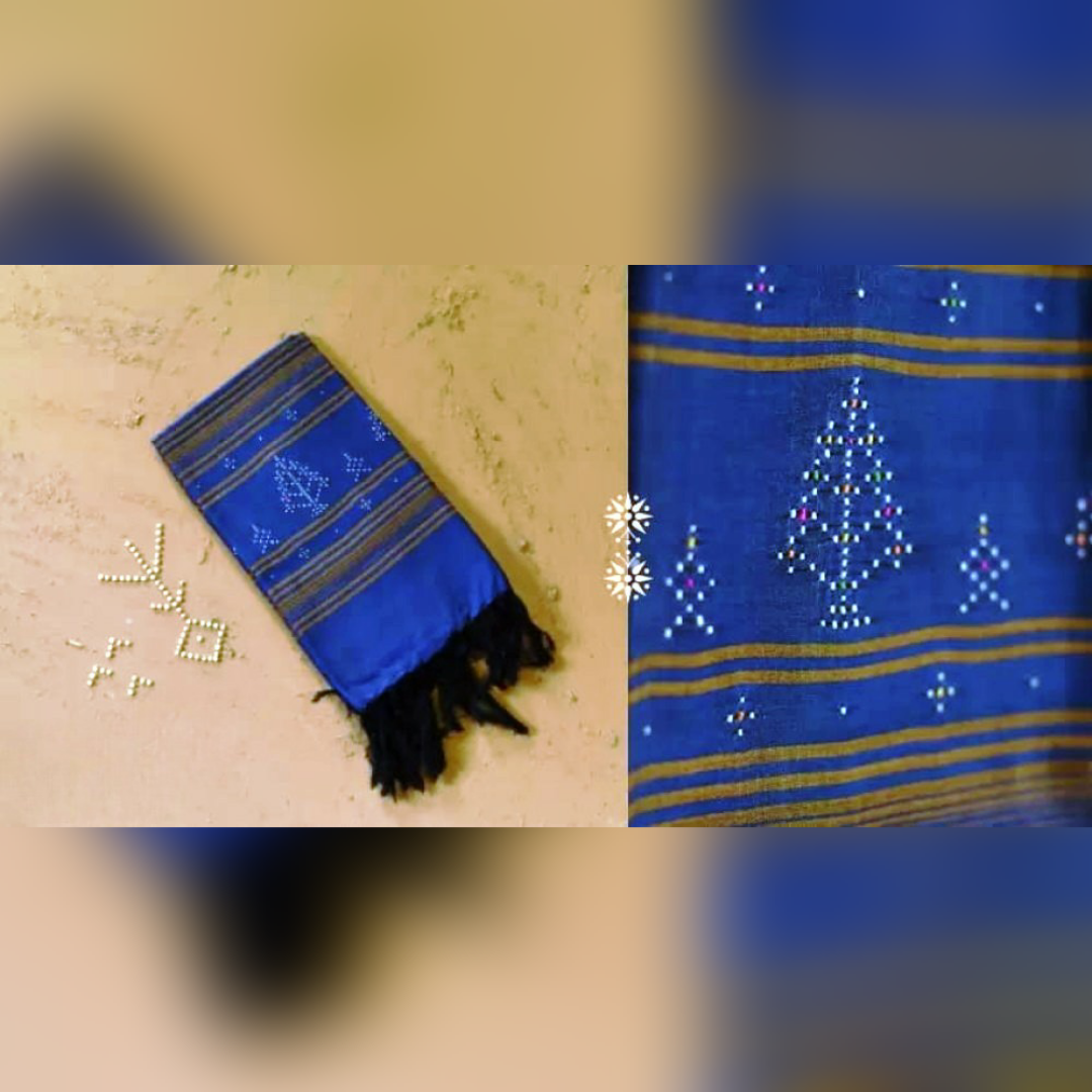 Blue Dupatta