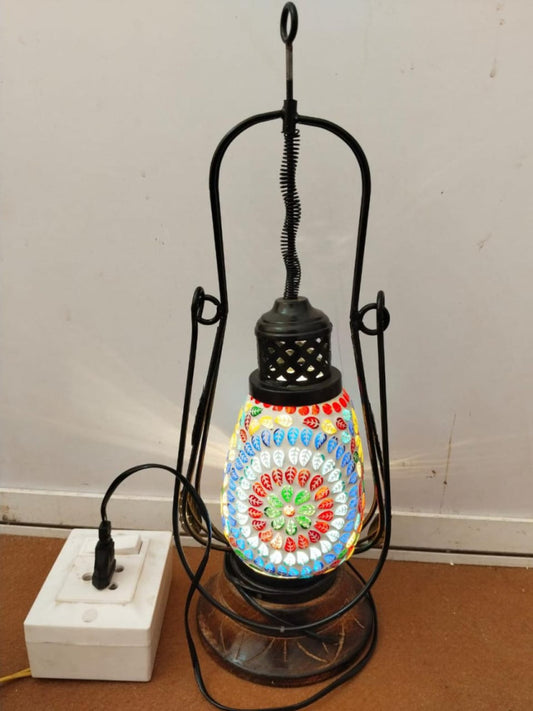 Blue Pottery Lalten 12 inch