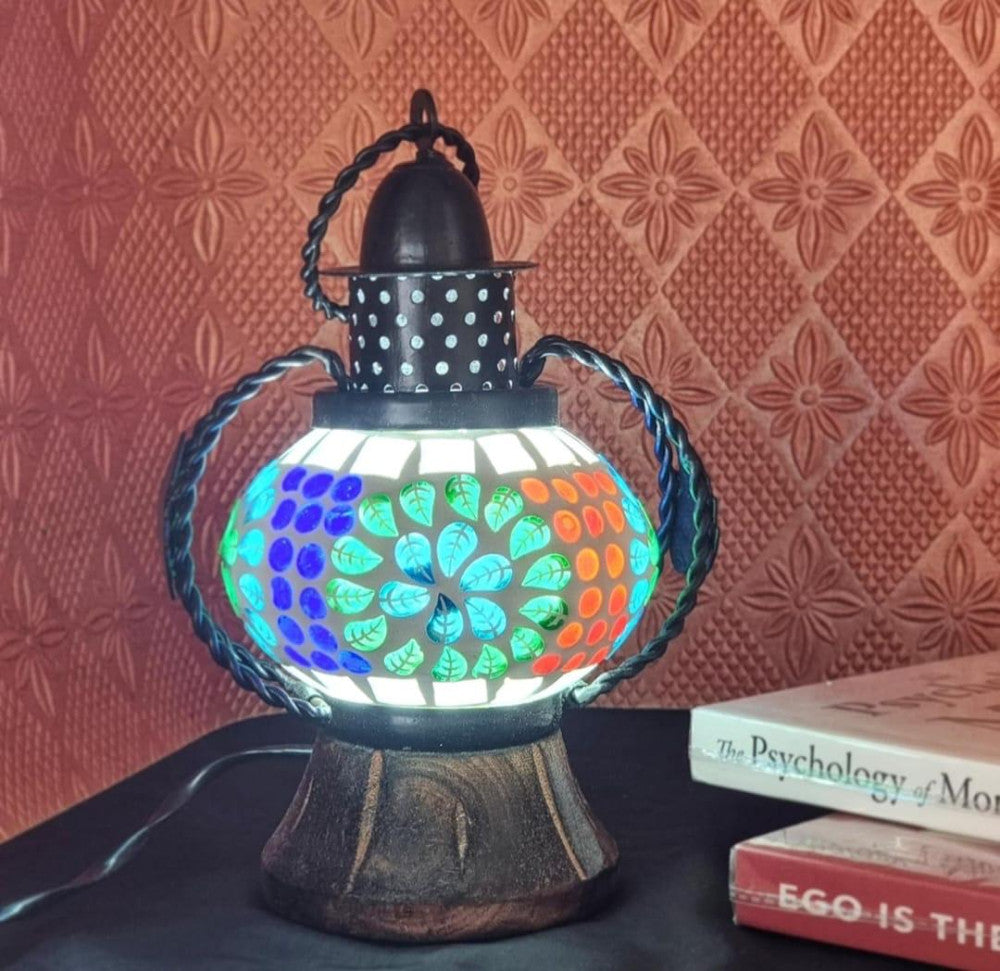 Blue Pottery Lalten 8 inch