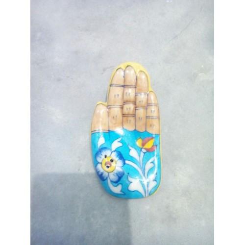 Handmade Blue Pottery Of Jaipur Agarbatti Stand Set of 5