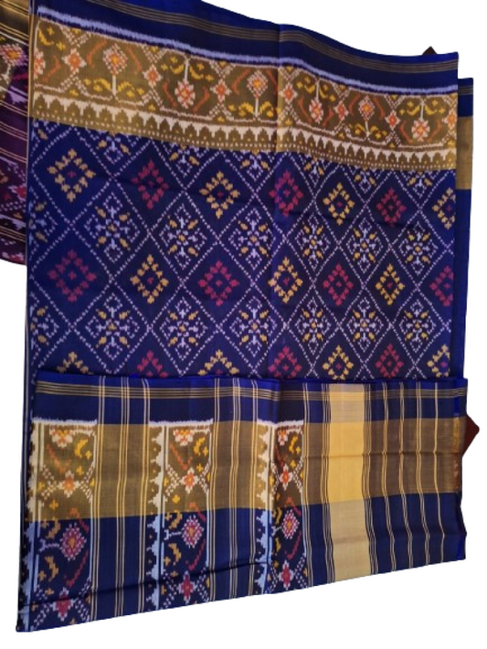 Blue Rajkot Patola Saree