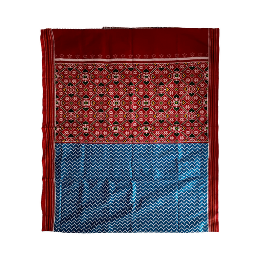 Blue Telia Rumal Saree